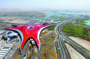 abu dhabi 2_Ferrari_World_Abu_Dhabi_Aerial_View