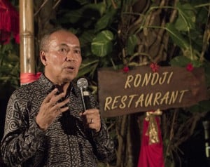 Bondan Winarno salah satu pembicara di Ubud Festival